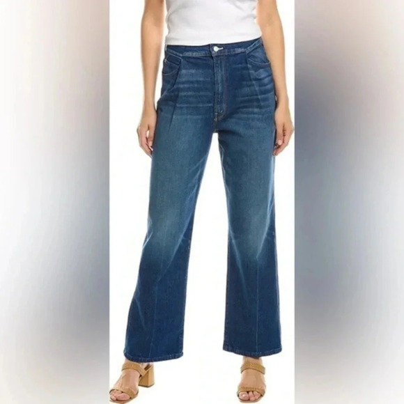 MOTHER Denim - MOTHER The Pinch Sneak Bad Reputation Wide Leg Jean B1648